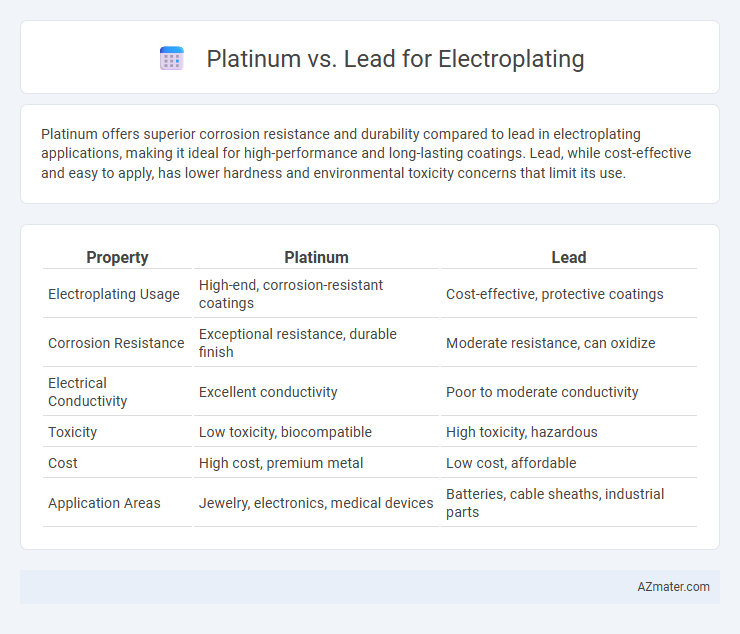 Platinum vs. Lead for Electroplating - What is The Difference?