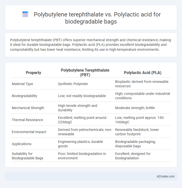 Polybutylene terephthalate vs. Polylactic acid for biodegradable bags - What is The Difference?