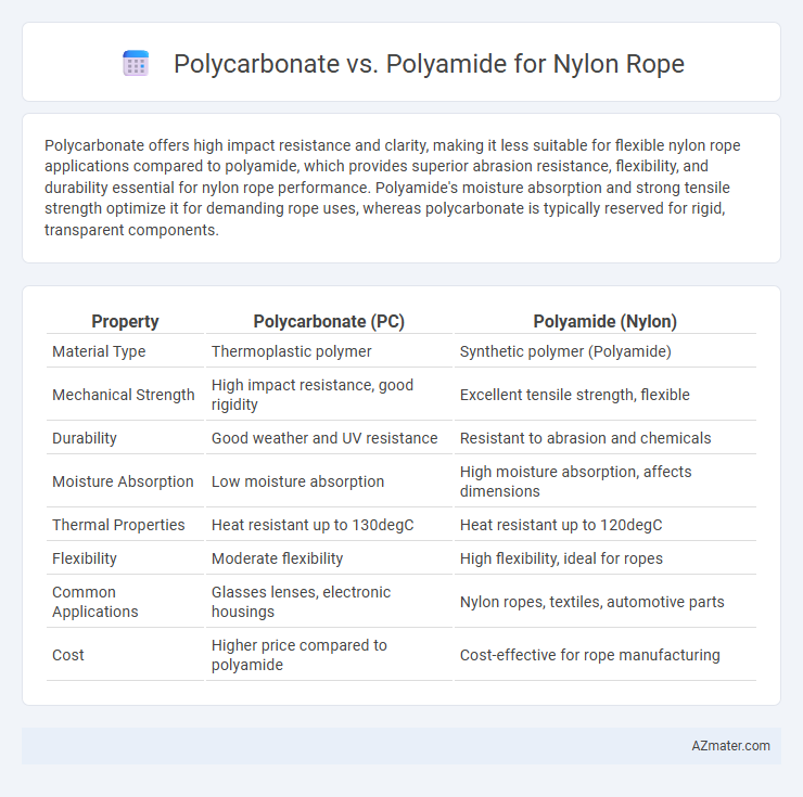 Polycarbonate vs. Polyamide for Nylon Rope - What is The Difference?