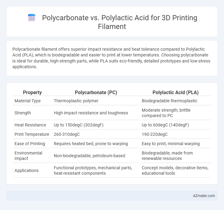 Polycarbonate vs. Polylactic Acid for 3D Printing Filament - What is The Difference?
