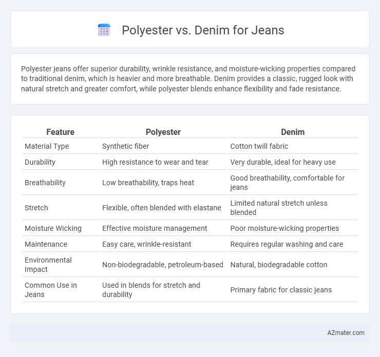 Polyester vs. Denim for Jeans - What is The Difference?