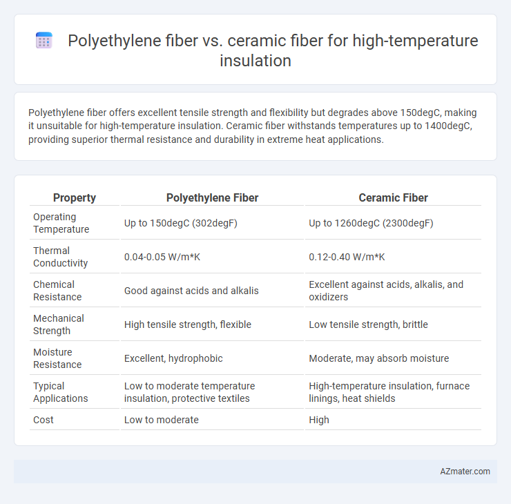Polyethylene fiber vs. ceramic fiber for high-temperature insulation - What is The Difference?