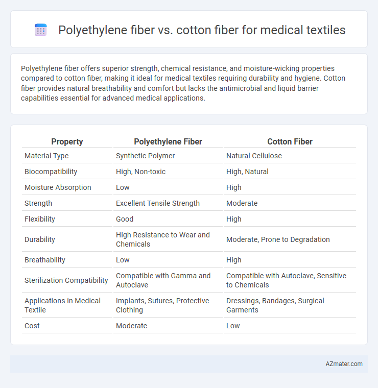Polyethylene fiber vs. cotton fiber for medical textiles - What is The Difference?