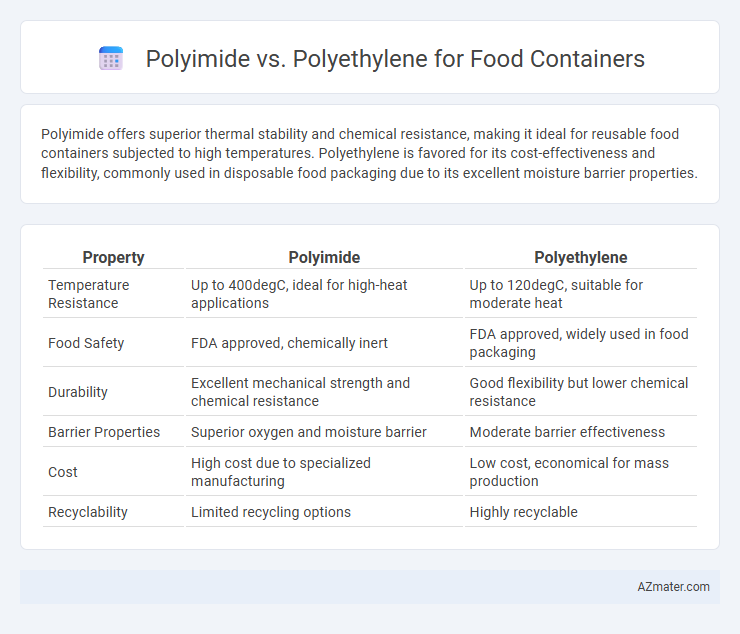 Polyimide vs. Polyethylene for Food Containers - What is The Difference?