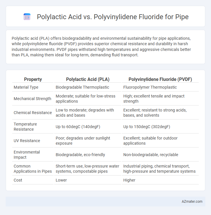 Polylactic Acid vs. Polyvinylidene Fluoride for Pipe - What is The Difference?