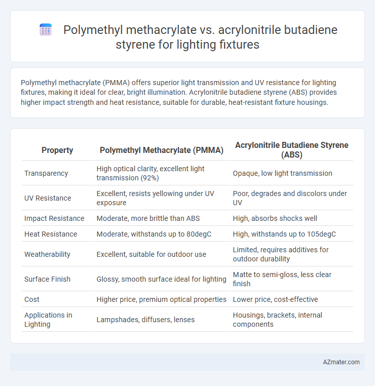 Polymethyl methacrylate vs. acrylonitrile butadiene styrene for lighting fixtures - What is The Difference?