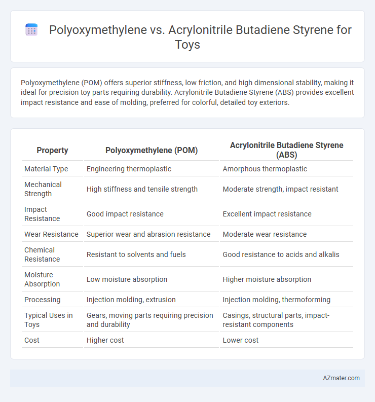 Polyoxymethylene vs. Acrylonitrile Butadiene Styrene for Toys - What is The Difference?
