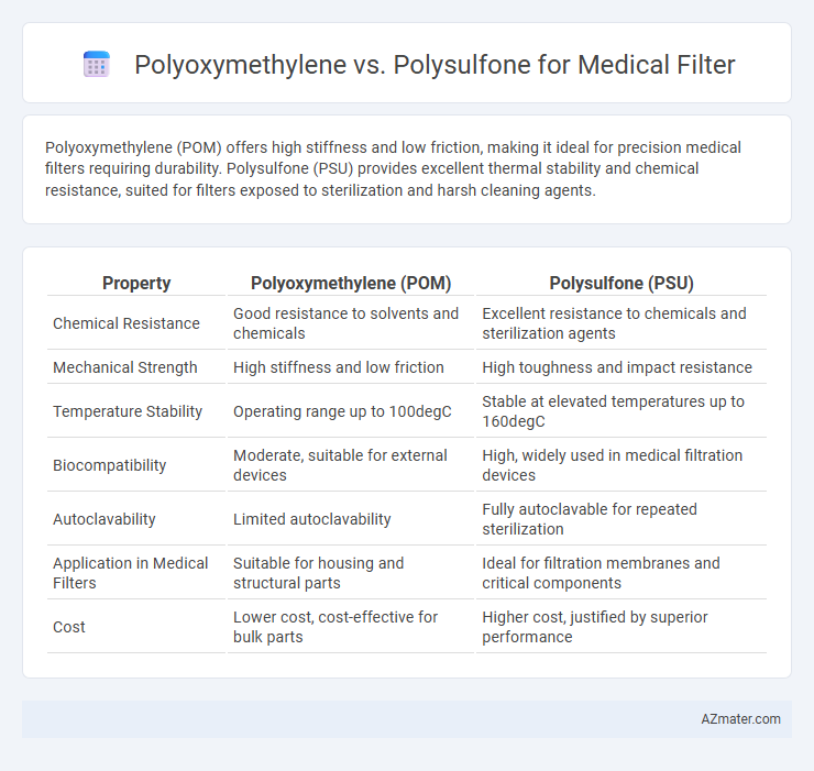 Polyoxymethylene vs. Polysulfone for Medical Filter - What is The Difference?