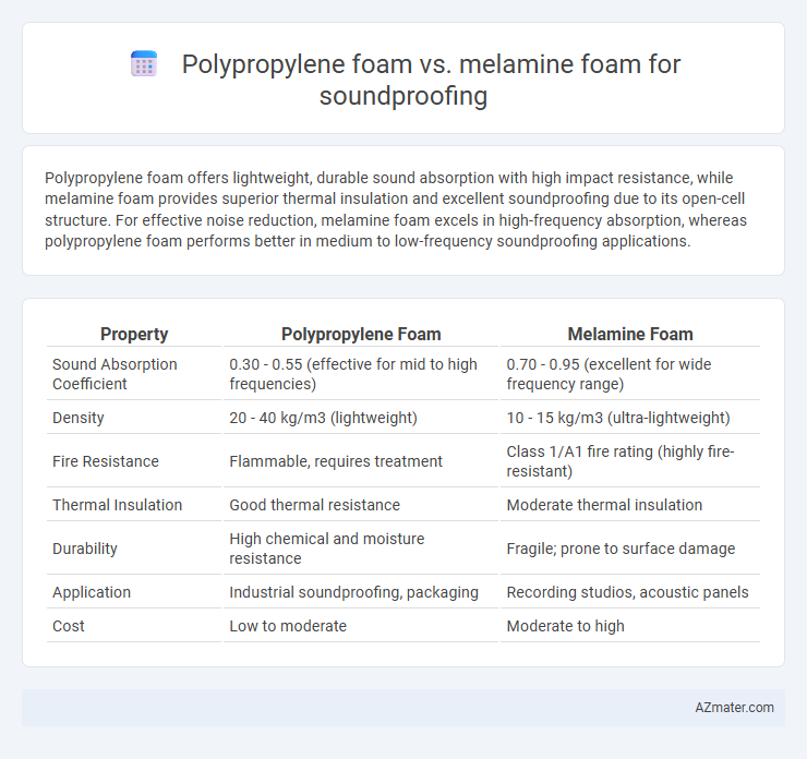 Polypropylene foam vs. melamine foam for soundproofing - What is The Difference?