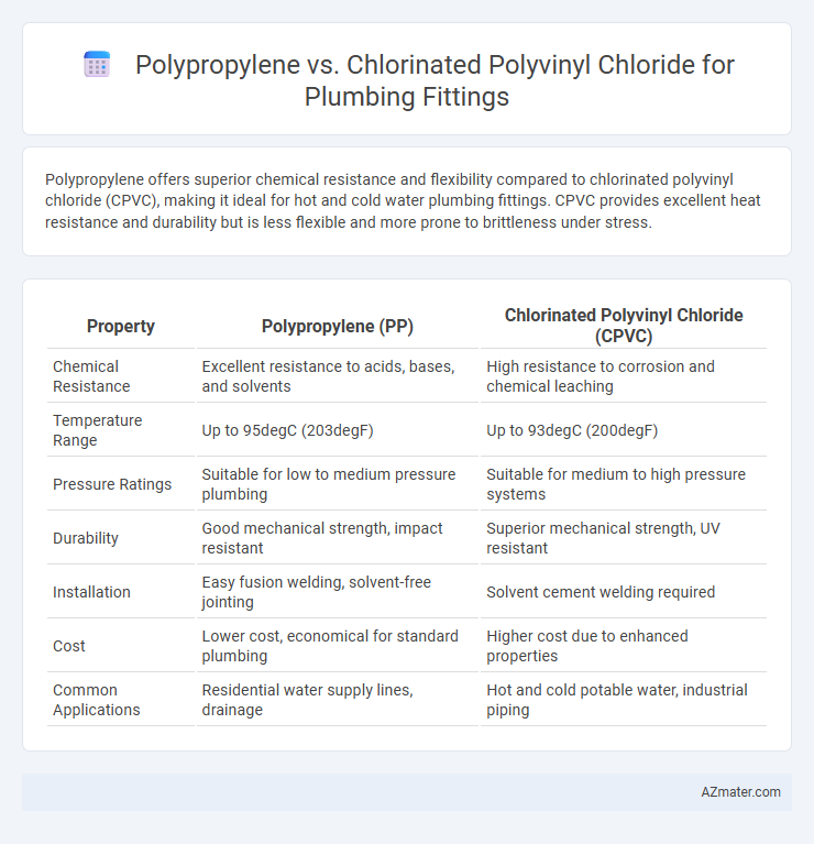 Polypropylene vs. Chlorinated Polyvinyl Chloride for Plumbing Fittings - What is The Difference?
