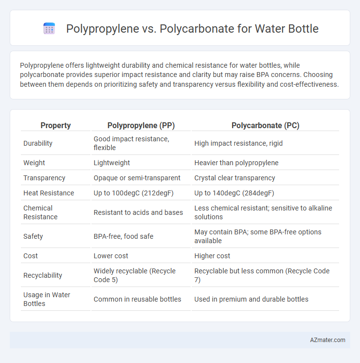 Polypropylene vs. Polycarbonate for Water Bottle - What is The Difference?