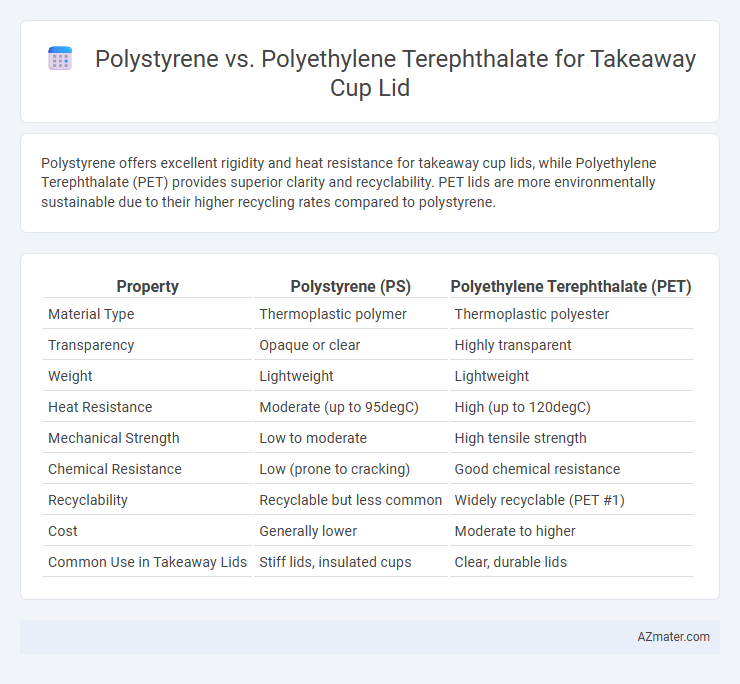 Polystyrene vs. Polyethylene Terephthalate for Takeaway Cup Lid - What is The Difference?