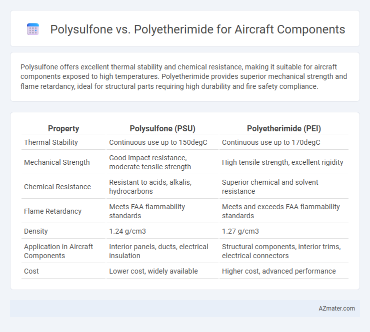 Polysulfone vs. Polyetherimide for Aircraft Components - What is The Difference?