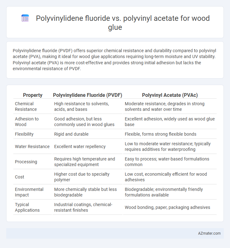 Polyvinylidene fluoride vs. polyvinyl acetate for wood glue - What is The Difference?