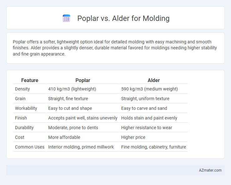 Poplar vs. Alder for Molding - What is The Difference?