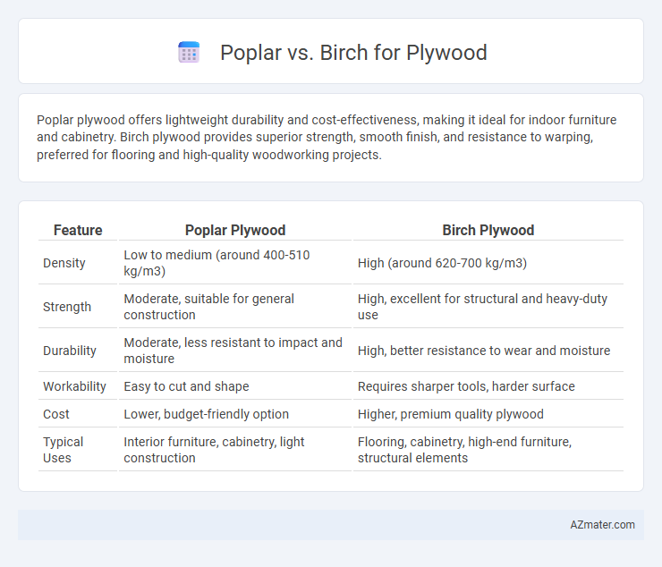 Poplar vs. Birch for Plywood - What is The Difference?