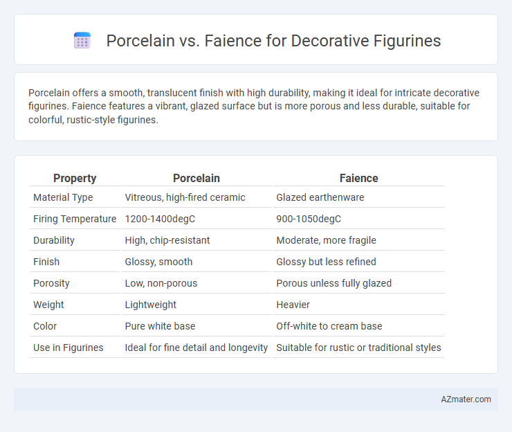 Porcelain vs. Faience for Decorative Figurines - What is The Difference?