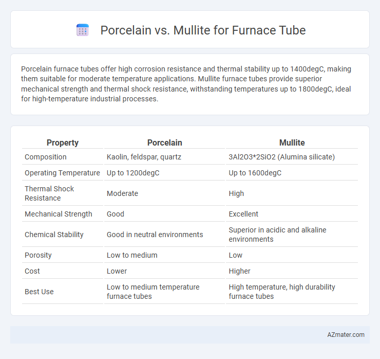 Porcelain vs. Mullite for Furnace Tube - What is The Difference?