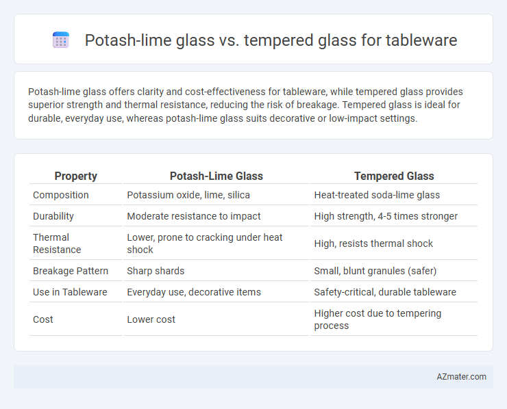 Potash-lime glass vs. tempered glass for tableware - What is The Difference?