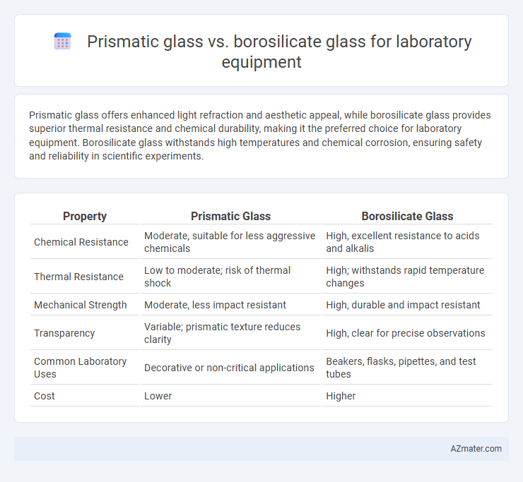 Prismatic glass vs. borosilicate glass for laboratory equipment - What is The Difference?
