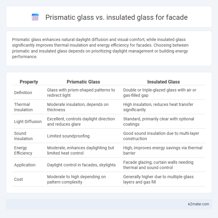 Prismatic glass vs. insulated glass for facade - What is The Difference?