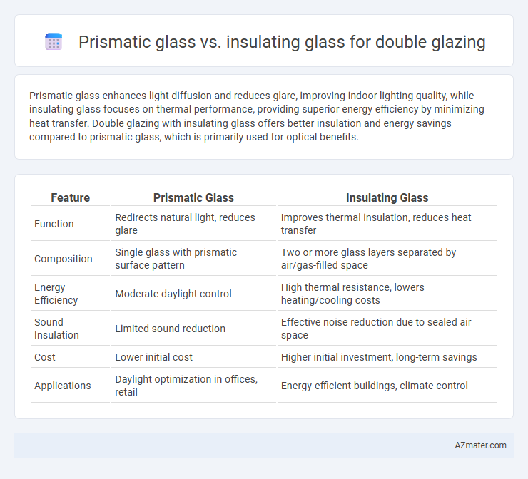Prismatic glass vs. insulating glass for double glazing - What is The Difference?