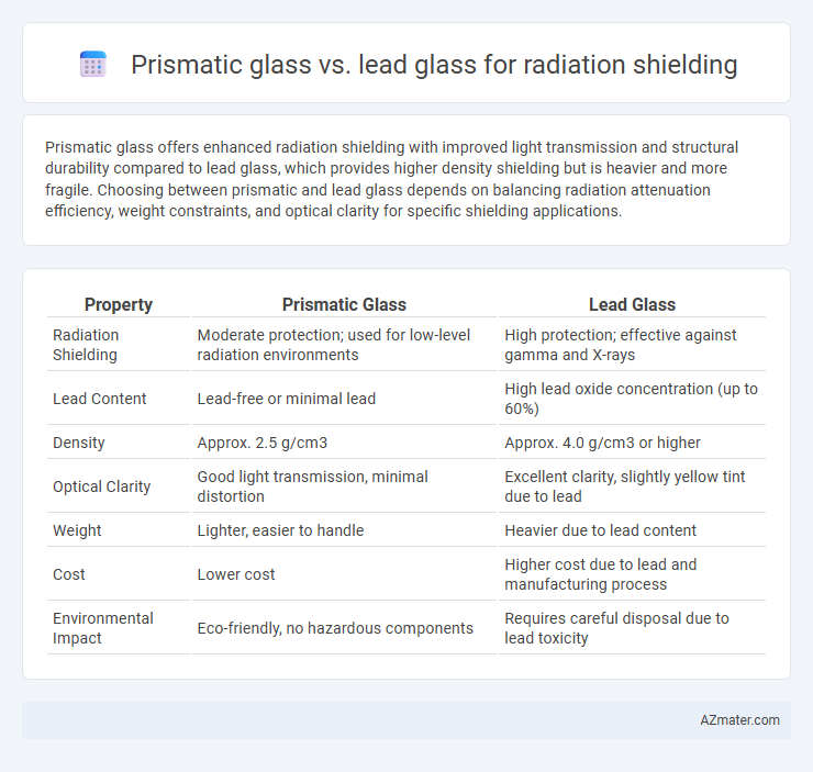 Prismatic glass vs. lead glass for radiation shielding - What is The Difference?
