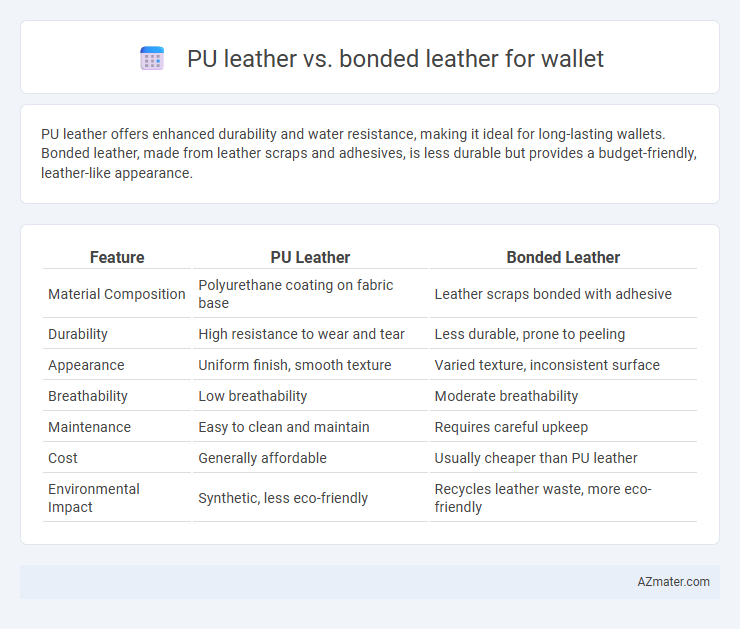 PU leather vs. bonded leather for wallet - What is The Difference?