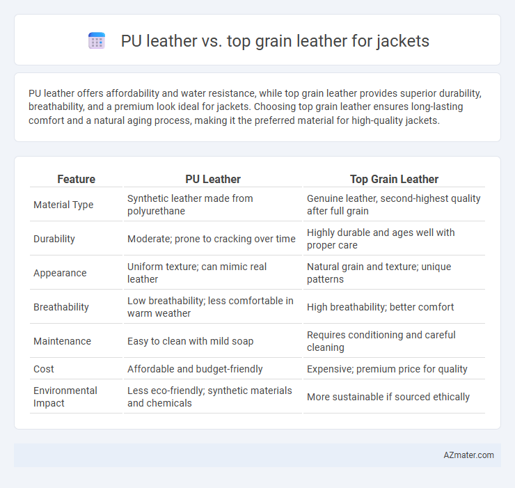 PU leather vs. top grain leather for jackets - What is The Difference?