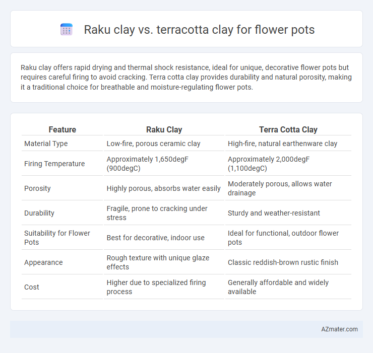 Raku clay vs. terracotta clay for flower pots - What is The Difference?