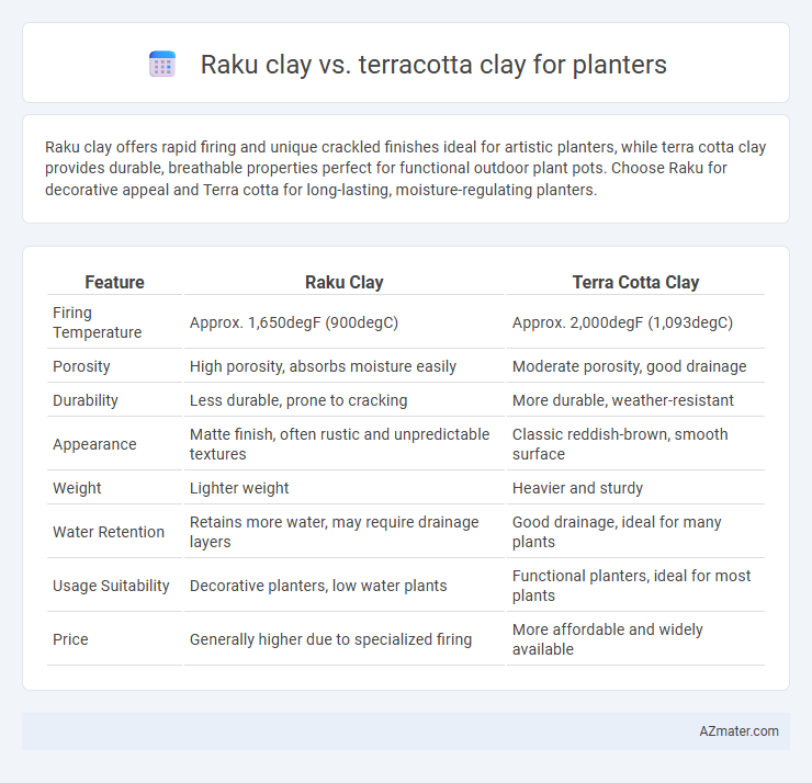 Raku clay vs. terracotta clay for planters - What is The Difference?