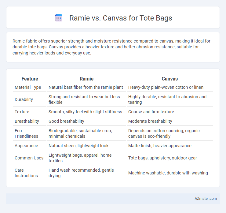 Ramie vs. Canvas for Tote Bags - What is The Difference?