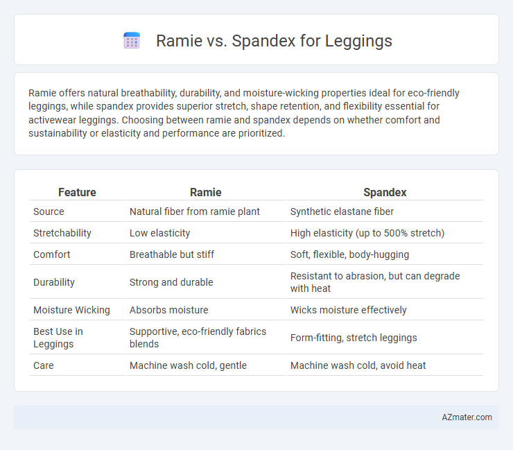 Ramie vs. Spandex for Leggings - What is The Difference?