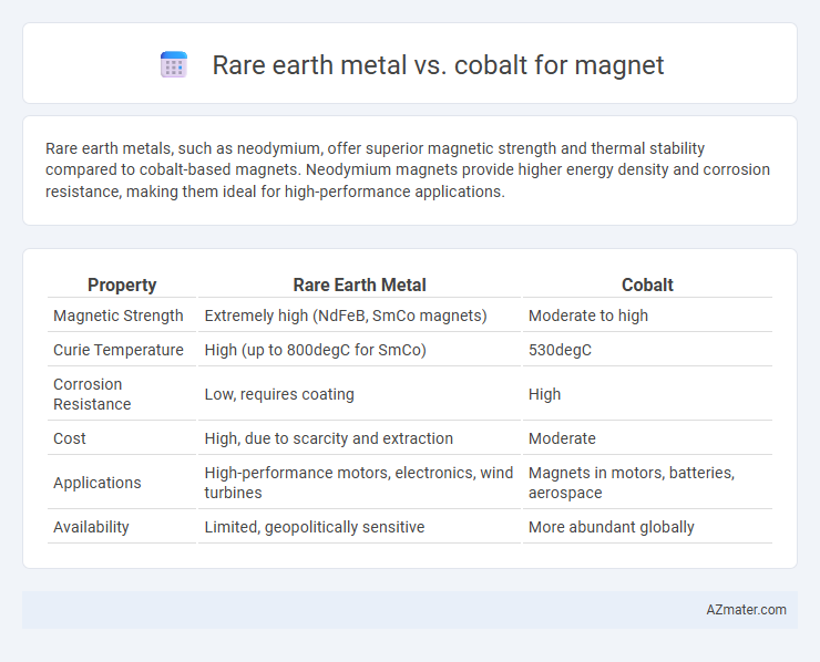 Rare earth metal vs. cobalt for magnet - What is The Difference?