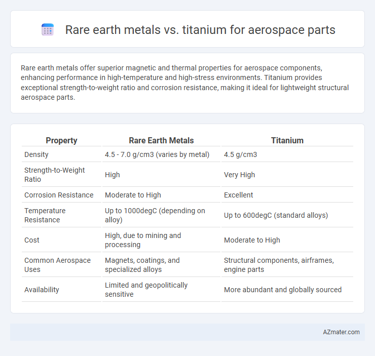 Rare earth metals vs. titanium for aerospace parts - What is The Difference?