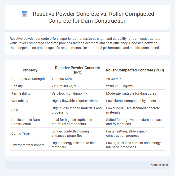 Reactive Powder Concrete vs. Roller-Compacted Concrete for Dam Construction - What is The Difference?