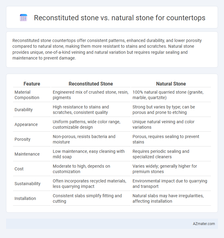 Reconstituted stone vs. natural stone for countertops - What is The Difference?