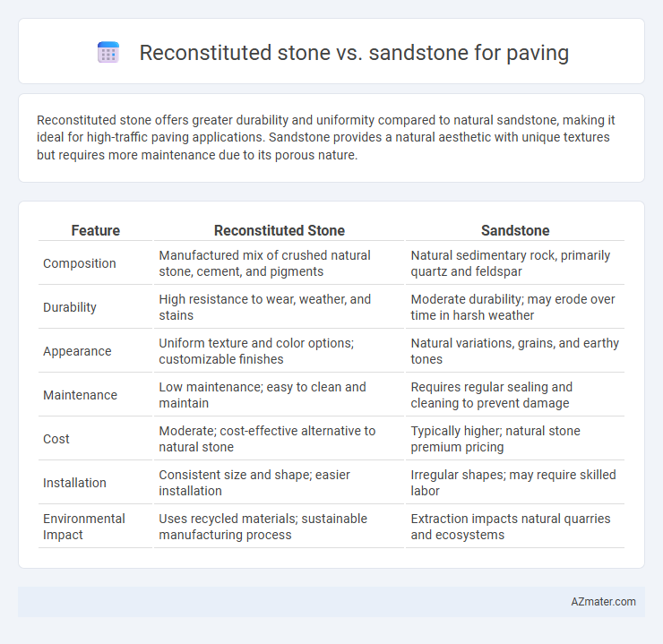 Reconstituted stone vs. sandstone for paving - What is The Difference?