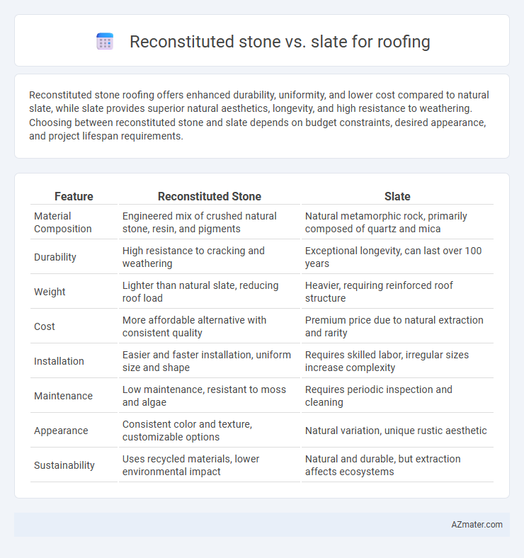 Reconstituted stone vs. slate for roofing - What is The Difference?