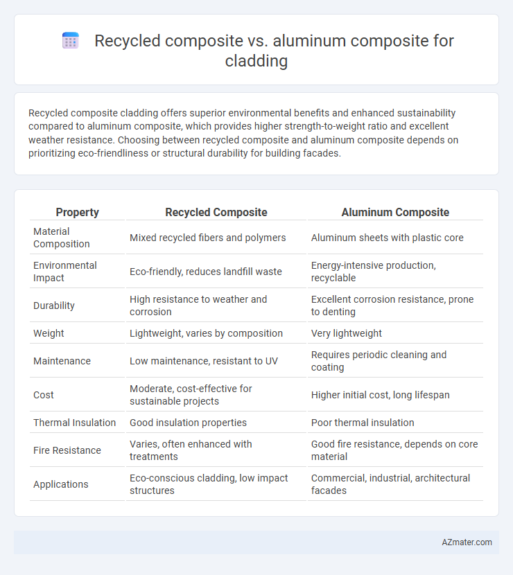 Recycled composite vs. aluminum composite for cladding - What is The Difference?