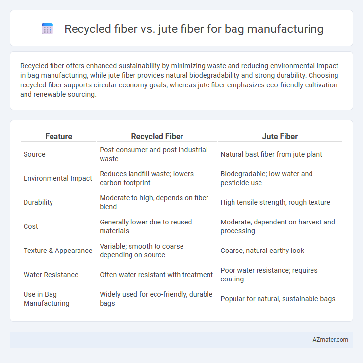 Recycled fiber vs. jute fiber for bag manufacturing - What is The Difference?