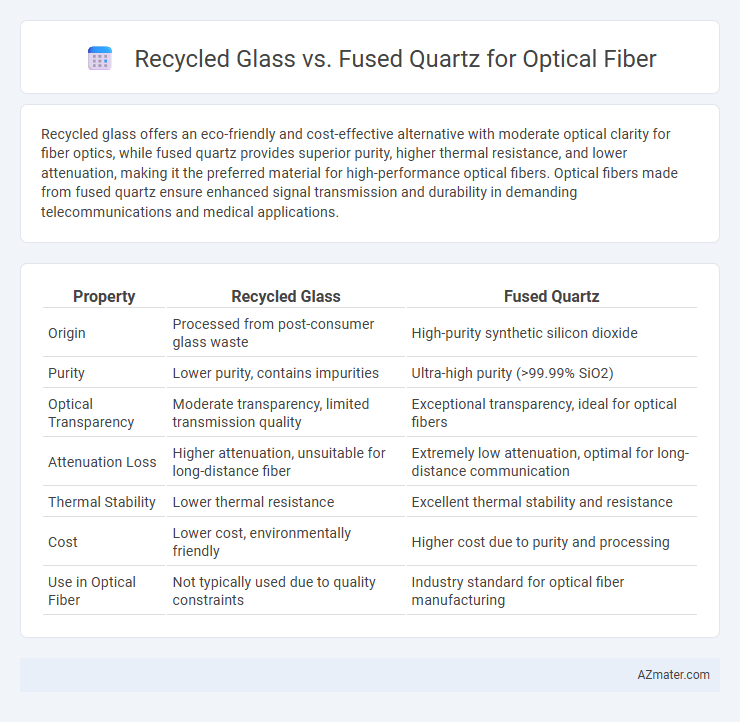 Recycled Glass vs. Fused Quartz for Optical Fiber - What is The Difference?