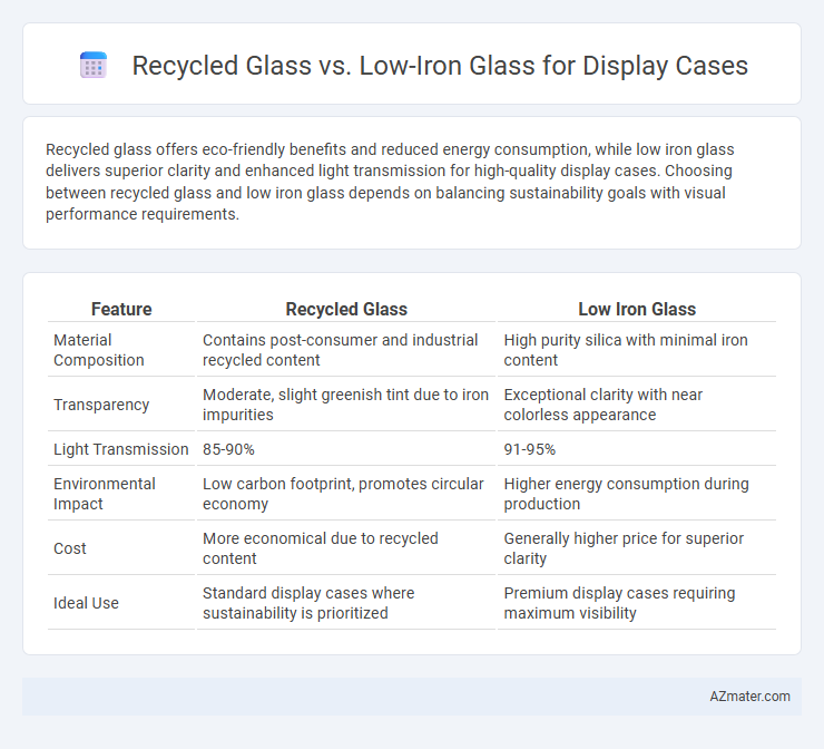 Recycled Glass vs. Low-Iron Glass for Display Cases - What is The Difference?