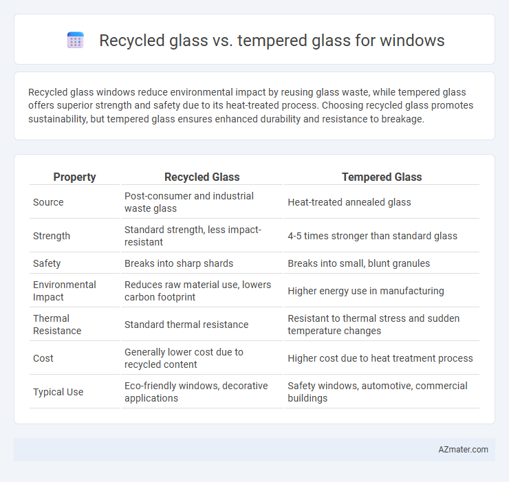 Recycled glass vs. tempered glass for windows - What is The Difference?