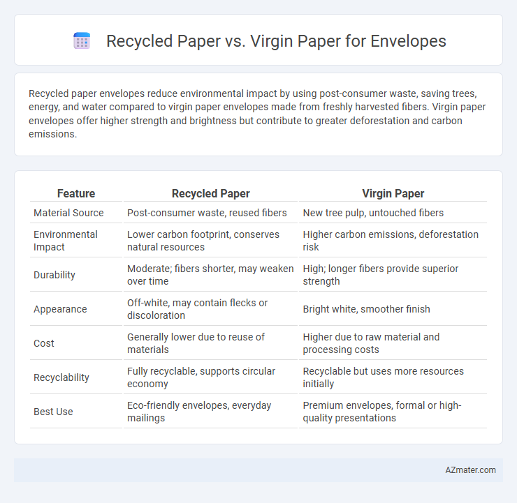Recycled Paper vs. Virgin Paper for Envelopes - What is The Difference?