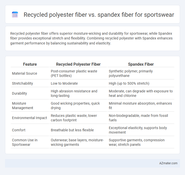 Recycled polyester fiber vs. spandex fiber for sportswear - What is The Difference?