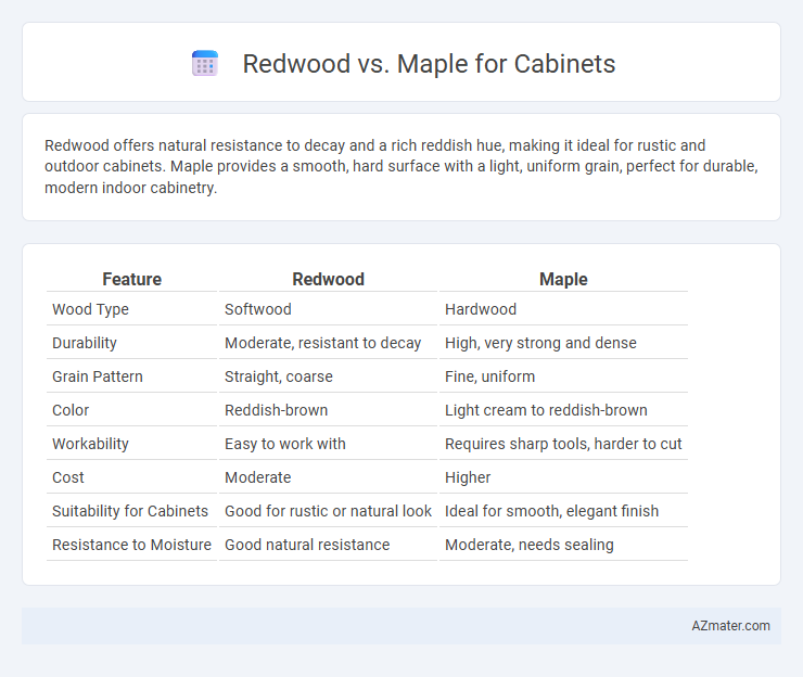 Redwood vs. Maple for Cabinets - What is The Difference?