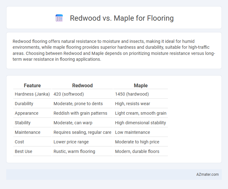 Redwood vs. Maple for Flooring - What is The Difference?