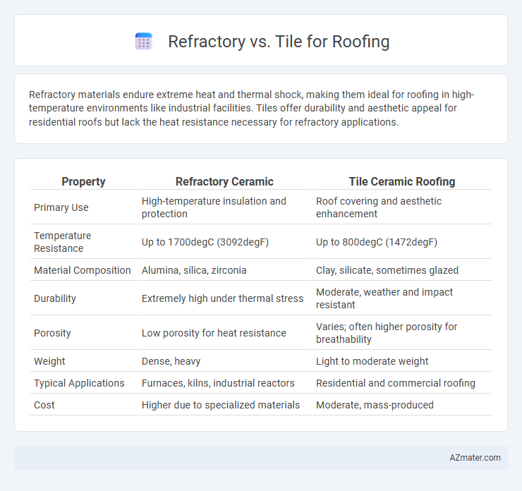 Refractory vs. Tile for Roofing - What is The Difference?