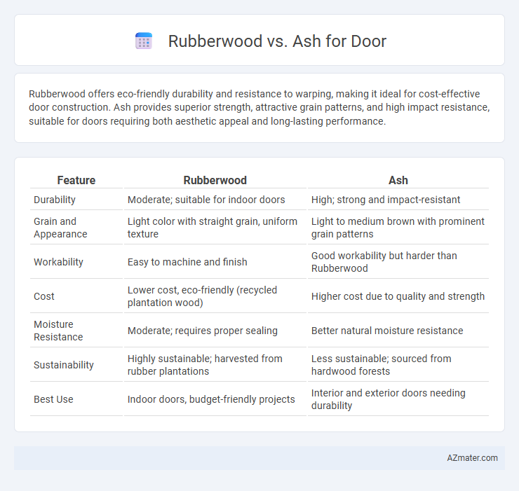 Rubberwood vs. Ash for Door - What is The Difference?